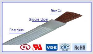 Cable de silicona con fibra de vidrio de alto voltaje AWM 3304