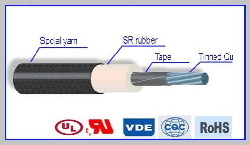  Cable aislado de silicona para motor - Cable de conexión 1.1KV JGGP(JGP) 